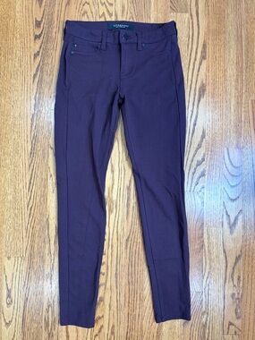 Liverpool Plum Skinny Ponte Pants